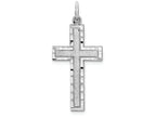 FJC Finejewelers 10k White Gold Cross Charm