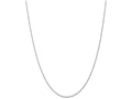 FJC Finejewelers 14 Inch 10k White Gold .8mm Polished Lite Baby Rope Chain Necklace