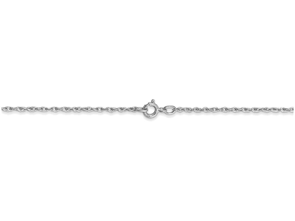 FJC Finejewelers 16 Inch 10k White Gold .8mm Polished Lite Baby Rope Chain Necklace