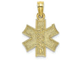 FJC Finejewelers 10k Yellow Gold Medical Jewelry Symbol Charm