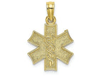 FJC Finejewelers 10k Yellow Gold Medical Jewelry Symbol Charm