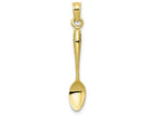 FJC Finejewelers 10k Yellow Gold 3d Table Spoon Charm
