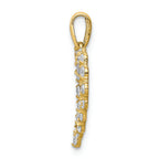 FJC Finejewelers 10k Yellow Gold CZ Heart Charm