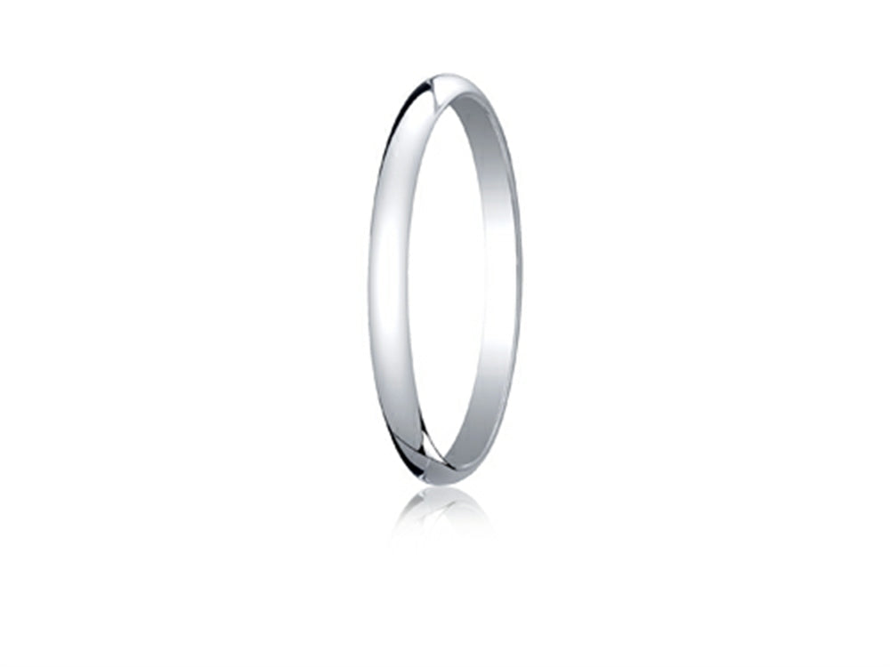 Benchmark® 14k Gold 2.0mm Traditional Dome Oval Ring