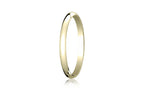 Benchmark® 18k Gold 2.0mm Traditional Dome Oval Ring