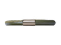 Endless Jewelry Green Leather 19cm/7.5inch Single Leather Bracelet Steel Finish