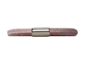 Endless Jewelry Brown Leather 20cm/8.0inch Single Leather Bracelet Steel Finish