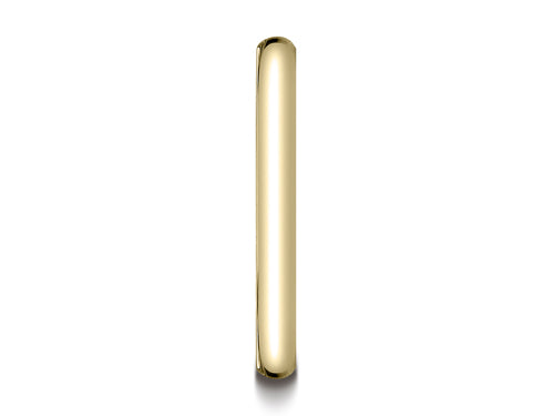 Benchmark® 14k Gold 2.5mm Traditional Dome Oval Ring