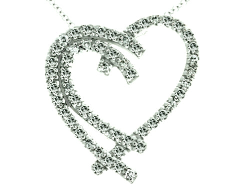 Finejewelers Heart Shaped Pendant Necklace
