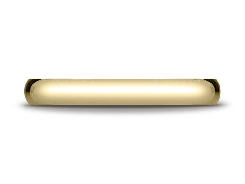 Benchmark® 14k Gold 3.0mm Traditional Dome Oval Ring