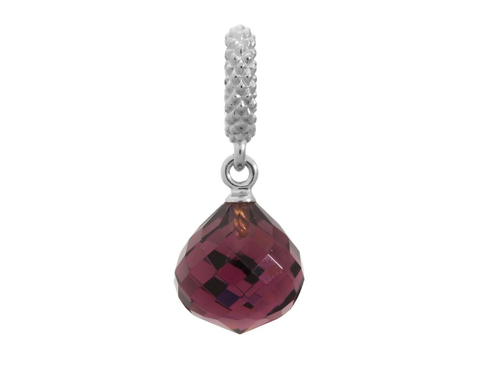 Endless Jewelry - Jennifer Lopez Collection Amethyst Mysterious Drop Silver Amethyst Crystal Silver Finish