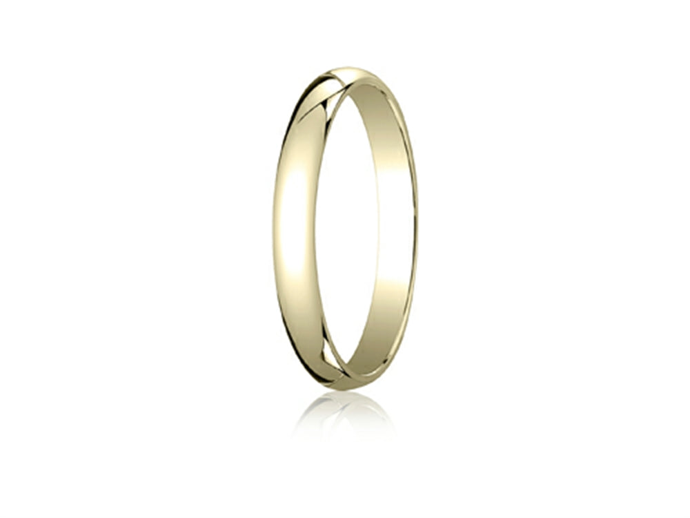 Benchmark® 18k Gold 3.0mm Traditional Dome Oval Ring