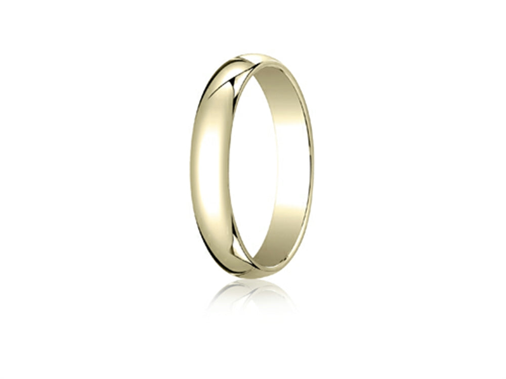 Benchmark® 18k Gold 4.0mm Traditional Dome Oval Ring