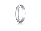Benchmark® 18k Gold 4.0mm Traditional Dome Oval Ring