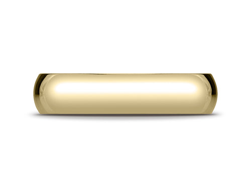 Benchmark® 14k Gold 5.0mm Traditional Dome Oval Ring