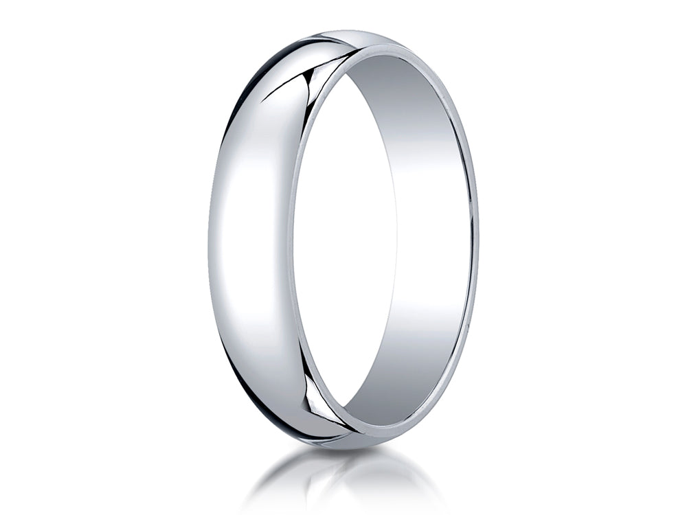 Benchmark® 18k Gold 5.0mm Traditional Dome Oval Ring