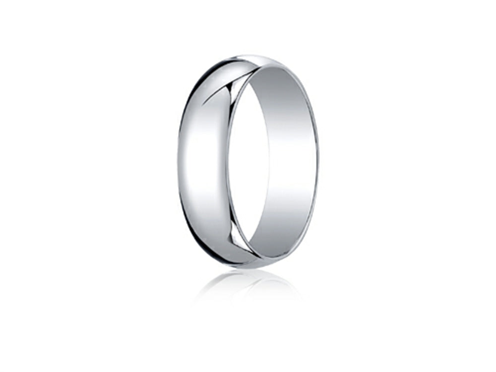Benchmark® 14k Gold 6.0mm Traditional Dome Oval Ring