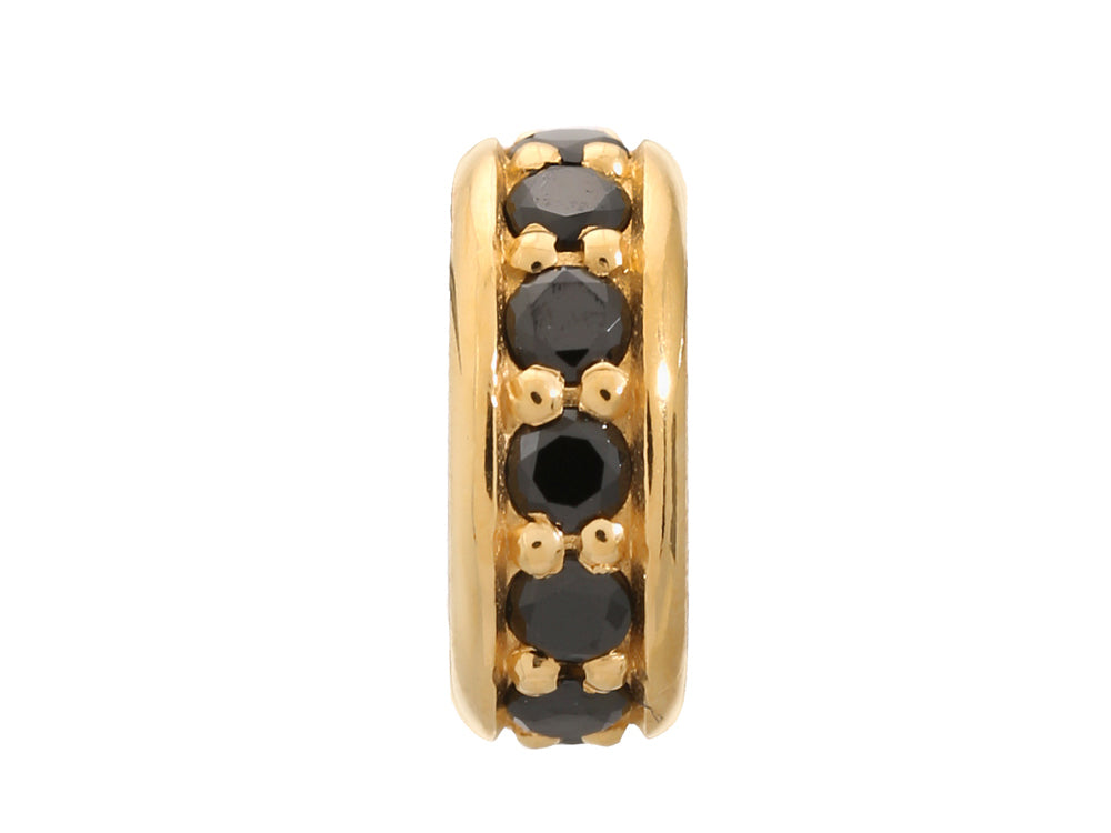 Endless Jewelry - Jennifer Lopez Collection Black Dreamy Dot Black Cubic Zirconia Gold Finish