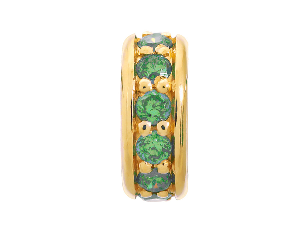Endless Jewelry - Jennifer Lopez Collection Emerald Dreamy Dot Emerald Cubic Zirconia Gold Finish