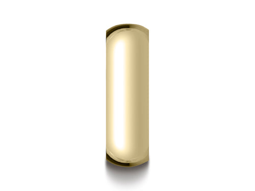 Benchmark® 14k Gold 7.0mm Traditional Dome Oval Ring