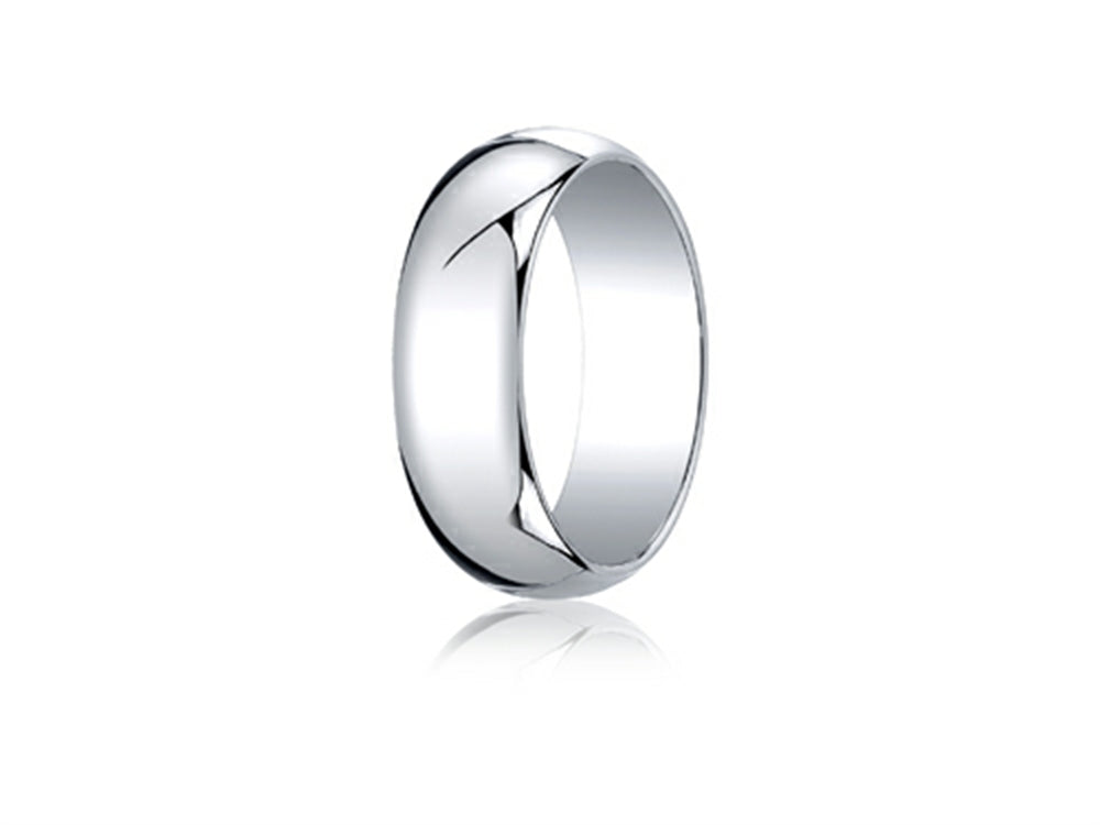 Benchmark® 14k Gold 7.0mm Traditional Dome Oval Ring