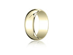 Benchmark® 14k Gold 7.0mm Traditional Dome Oval Ring