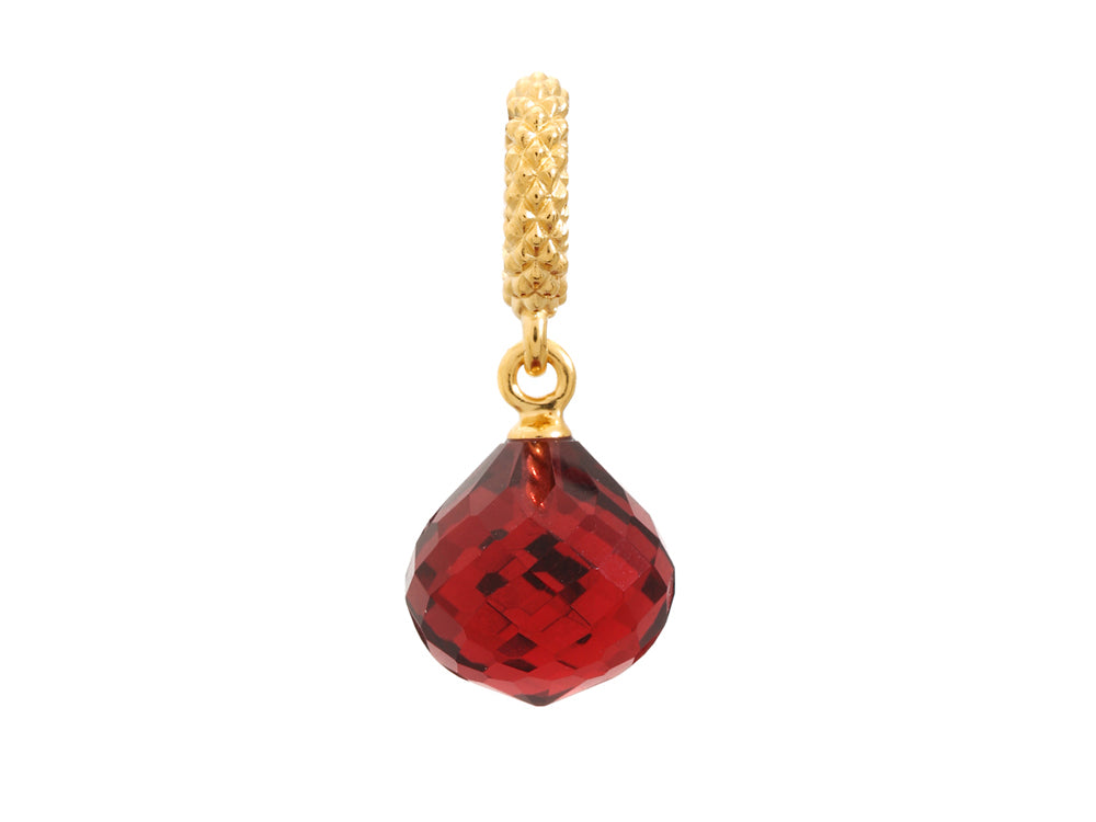 Endless Jewelry - Jennifer Lopez Collection Ruby Mysterious Drop Ruby Crystal Gold Finish