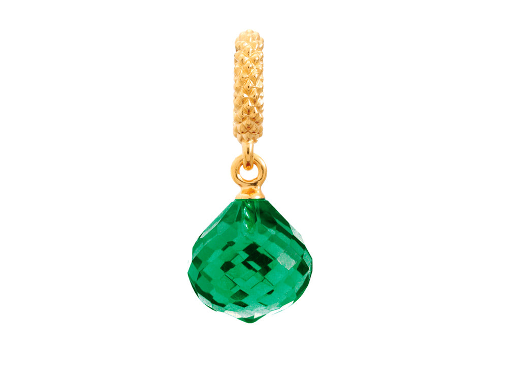 Endless Jewelry - Jennifer Lopez Collection Emerald Mysterious Drop Emerald Crystal Gold Finish