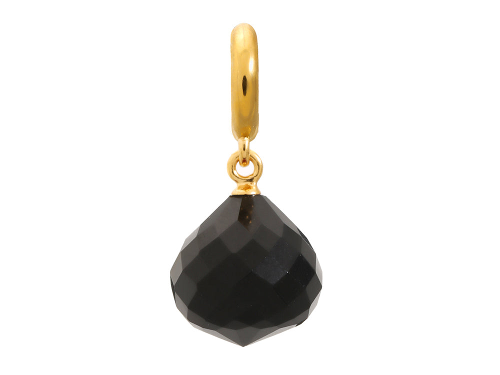 Endless Jewelry - Jennifer Lopez Collection Black Love Drop Black Crystal Gold Finish