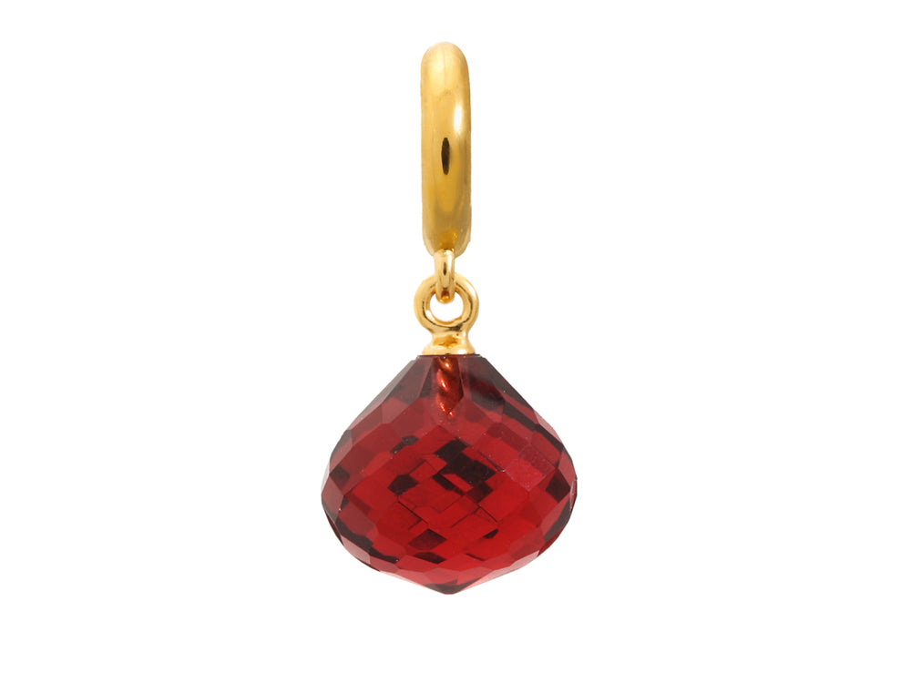 Endless Jewelry - Jennifer Lopez Collection Ruby Love Drop Ruby Crystal Gold Finish