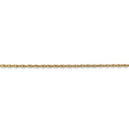 FJC Finejewelers 18 kt Yellow Gold 1.3mm Heavy-baby Rope Chain