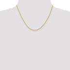 FJC Finejewelers 18 kt Yellow Gold 1.3mm Heavy-baby Rope Chain