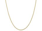 FJC Finejewelers 18 kt Yellow Gold 1.3mm Heavy-baby Rope Chain