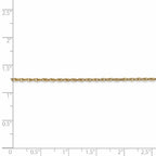 FJC Finejewelers 18 kt Yellow Gold 1.3mm Heavy-baby Rope Chain