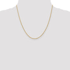 FJC Finejewelers 18 kt Yellow Gold 1.3mm Heavy-baby Rope Chain