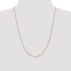 FJC Finejewelers 18 kt Yellow Gold 1.3mm Heavy-baby Rope Chain