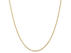 FJC Finejewelers 18 kt Yellow Gold 1.3mm Heavy-baby Rope Chain