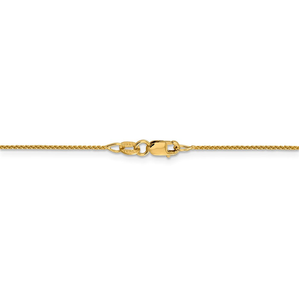 FJC Finejewelers 18 kt Yellow Gold 1.00mm Bright Cut Spiga Chain