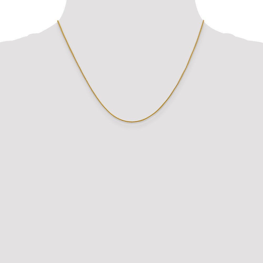 FJC Finejewelers 18 kt Yellow Gold 1.00mm Bright Cut Spiga Chain