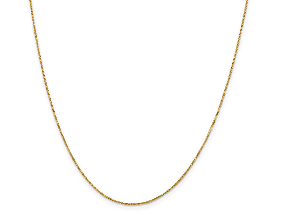 FJC Finejewelers 18 kt Yellow Gold 1.00mm Bright Cut Spiga Chain