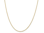 FJC Finejewelers 18 kt Yellow Gold 1.00mm Bright Cut Spiga Chain