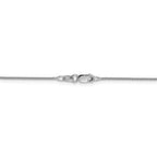 FJC Finejewelers 18k White Gold 1.00mm Bright Cut Spiga Chain