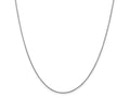 FJC Finejewelers 18k White Gold 1.00mm Bright Cut Spiga Chain