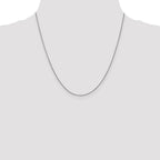 FJC Finejewelers 18k White Gold 1.00mm Bright Cut Spiga Chain