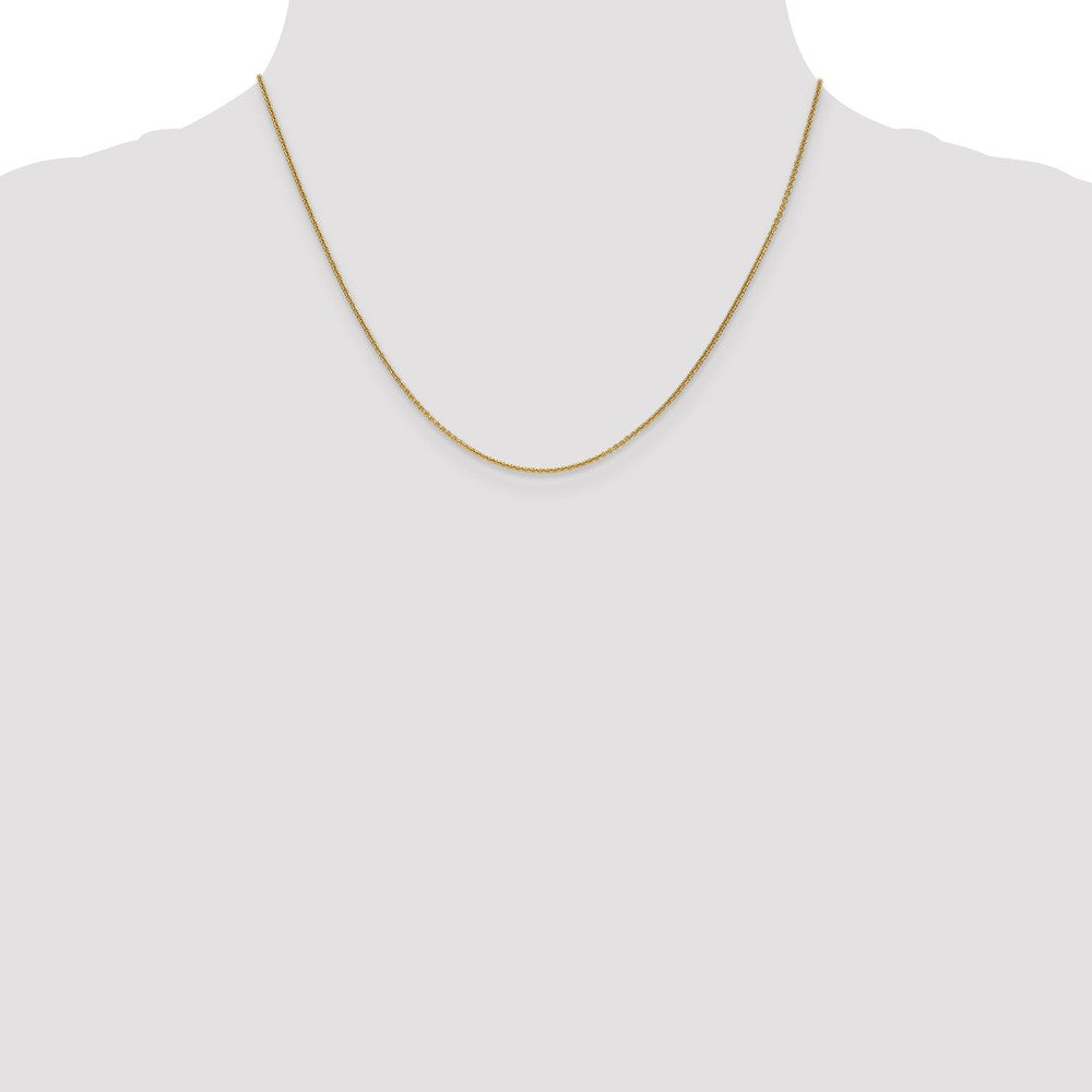 FJC Finejewelers 18 kt Yellow Gold 1.15mm Bright Cut Cable Chain