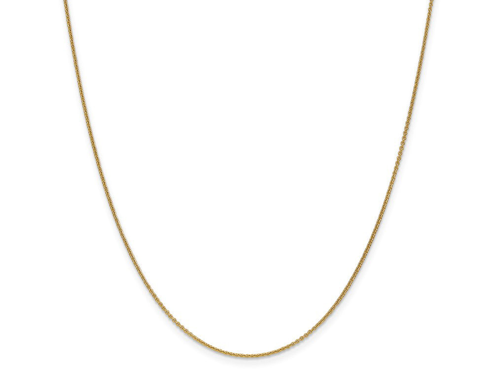 FJC Finejewelers 18 kt Yellow Gold 1.15mm Bright Cut Cable Chain
