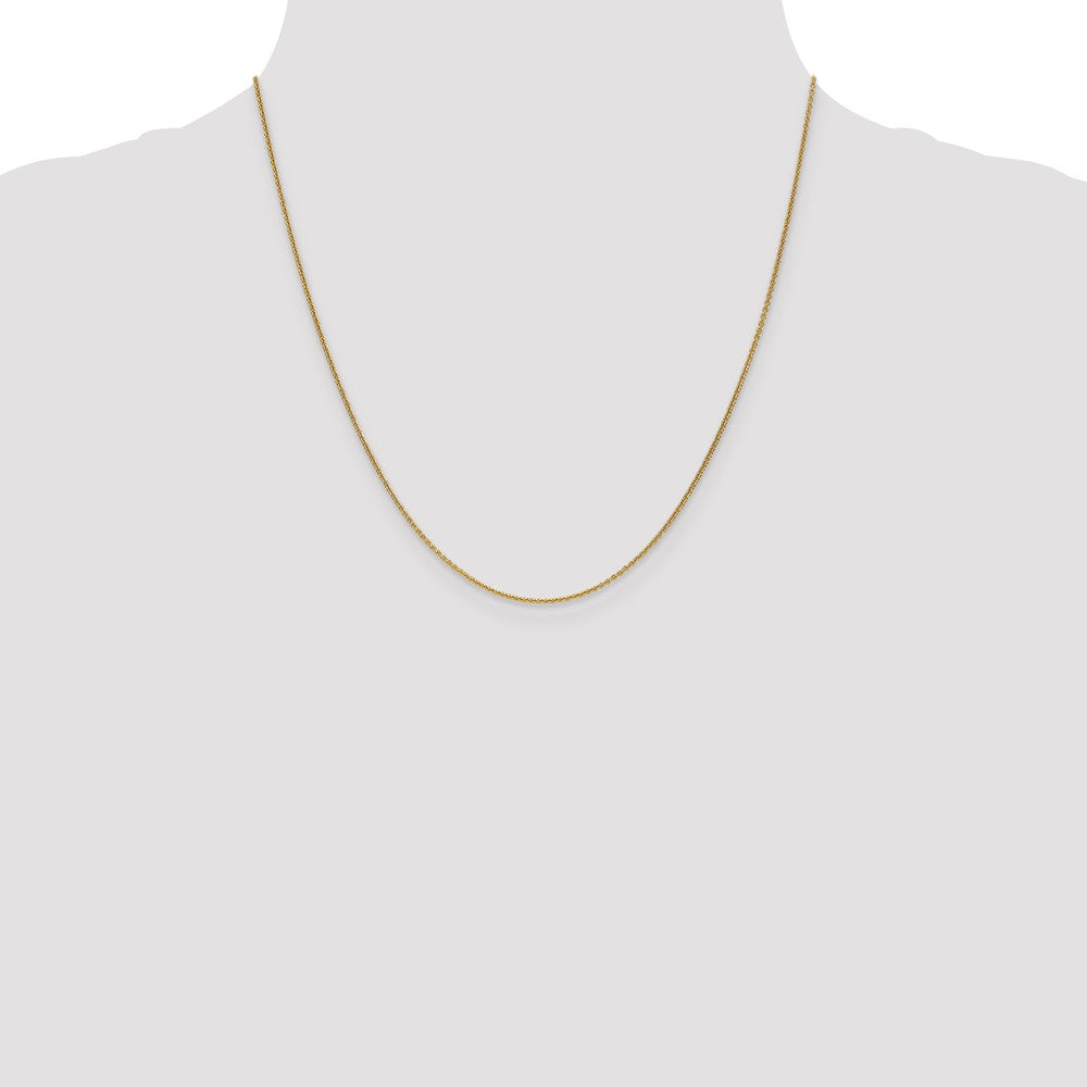 FJC Finejewelers 18 kt Yellow Gold 1.15mm Bright Cut Cable Chain