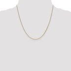 FJC Finejewelers 18 kt Yellow Gold 1.15mm Bright Cut Cable Chain