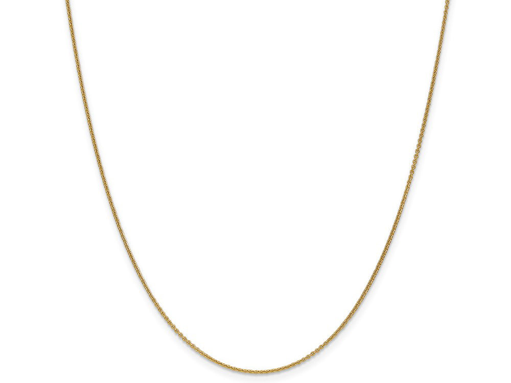 FJC Finejewelers 18 kt Yellow Gold 1.15mm Bright Cut Cable Chain