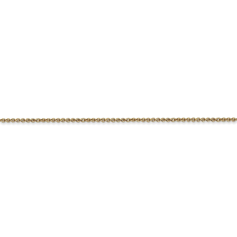 FJC Finejewelers 18 kt Yellow Gold 1.15mm Bright Cut Cable Chain